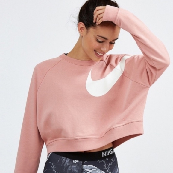 Nike Tops - Nike Versa Logo Cropped Sweatshirt Size S